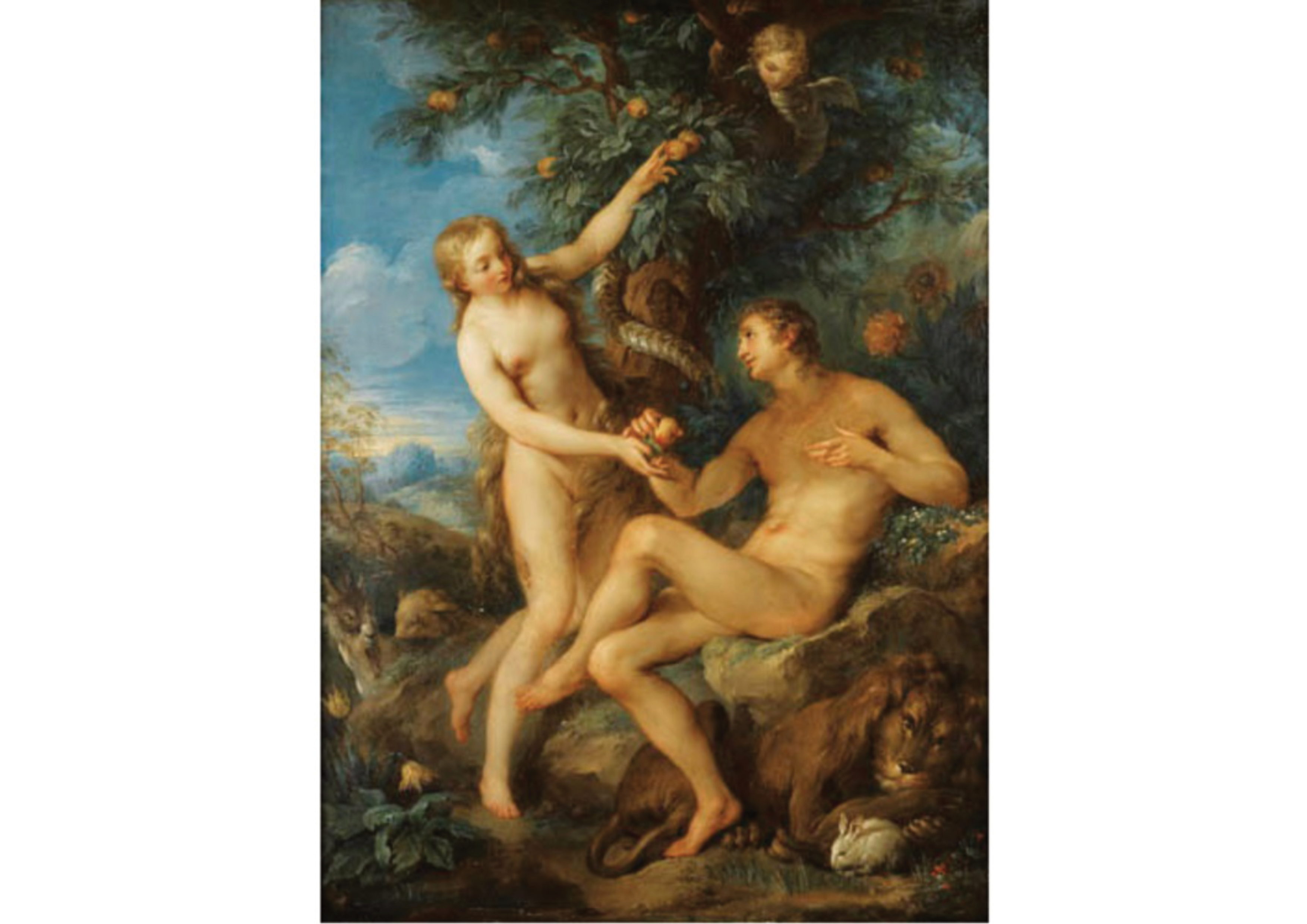 Francois Lemoyne, Adam and Eve